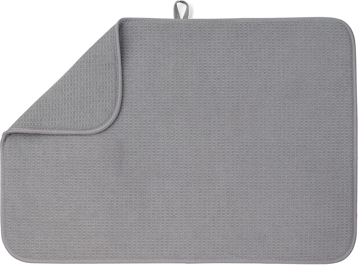EastElegant XXL Afwasdrogermat, super absorberende microvezel, droogmat voor keukenborden, droogkussen voor servies - ShopVlot