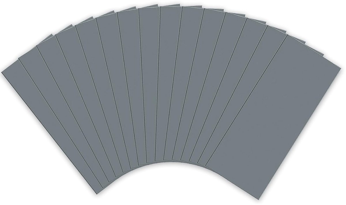 Schuurpapier set 2500 - siliconen carbide - 15 stukken - voor nat en droog schuren - ShopVlot