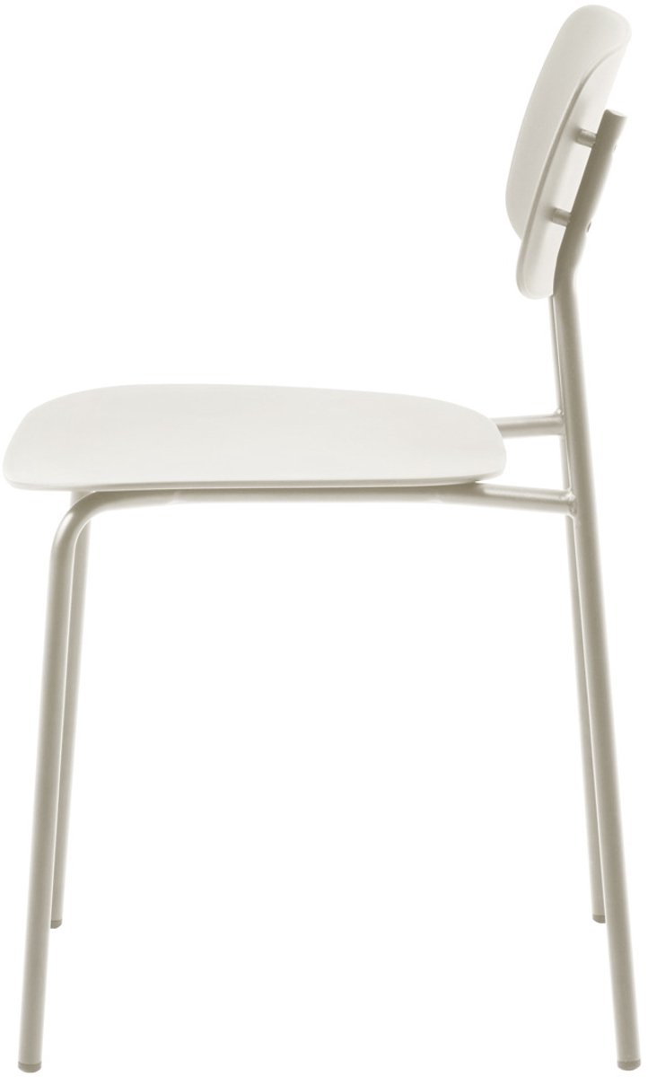 Giga Living Eetkamerstoel Kirkland - Greige - Zithoogte 46cm - Set van 4