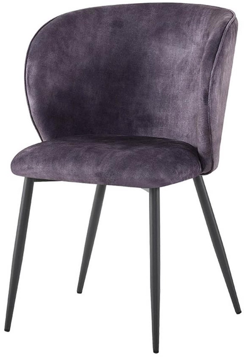 Tower Living Eetkamerstoel Perano - Donkergrijs Stof - 61x60x83cm