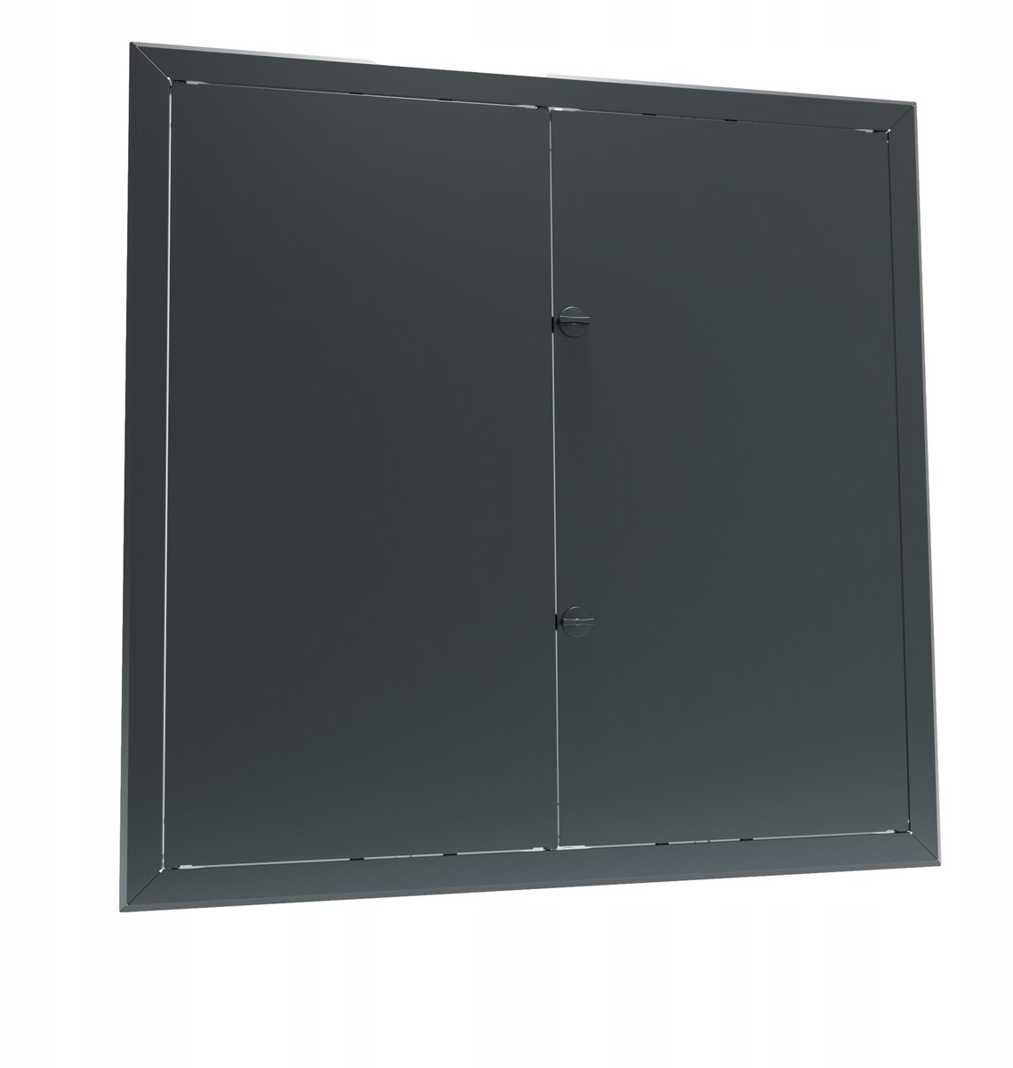 Metalen Service Luik 100x90cm Mat Antraciet RAL 7016