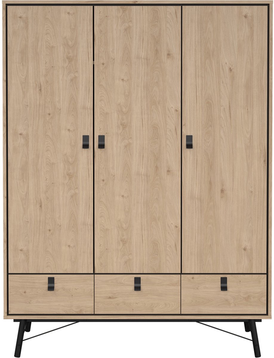 Giga Living Kledingkast Ry - Naturel - 150x60x200cm