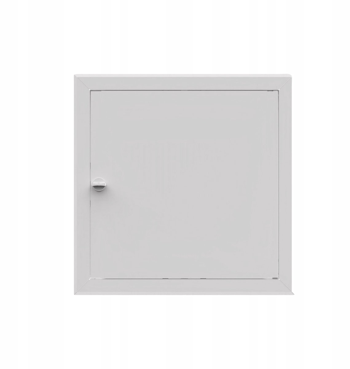 Metalen Inspectieluik Wit 40x40cm met Draaiknop