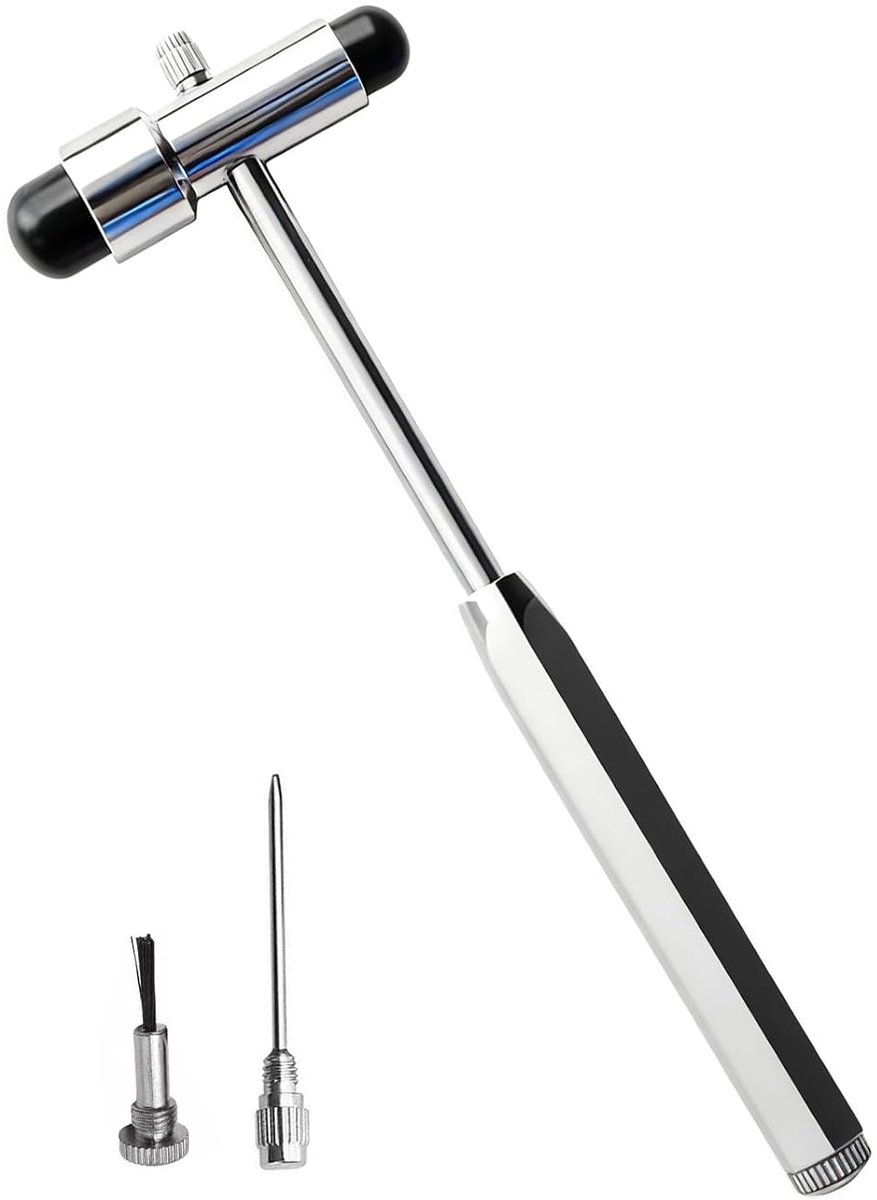 Neurological Reflex Hammer with Brush and Needle, Muscle and Neurological Diagnostic Tool Made of High Quality ABS - ShopVlot