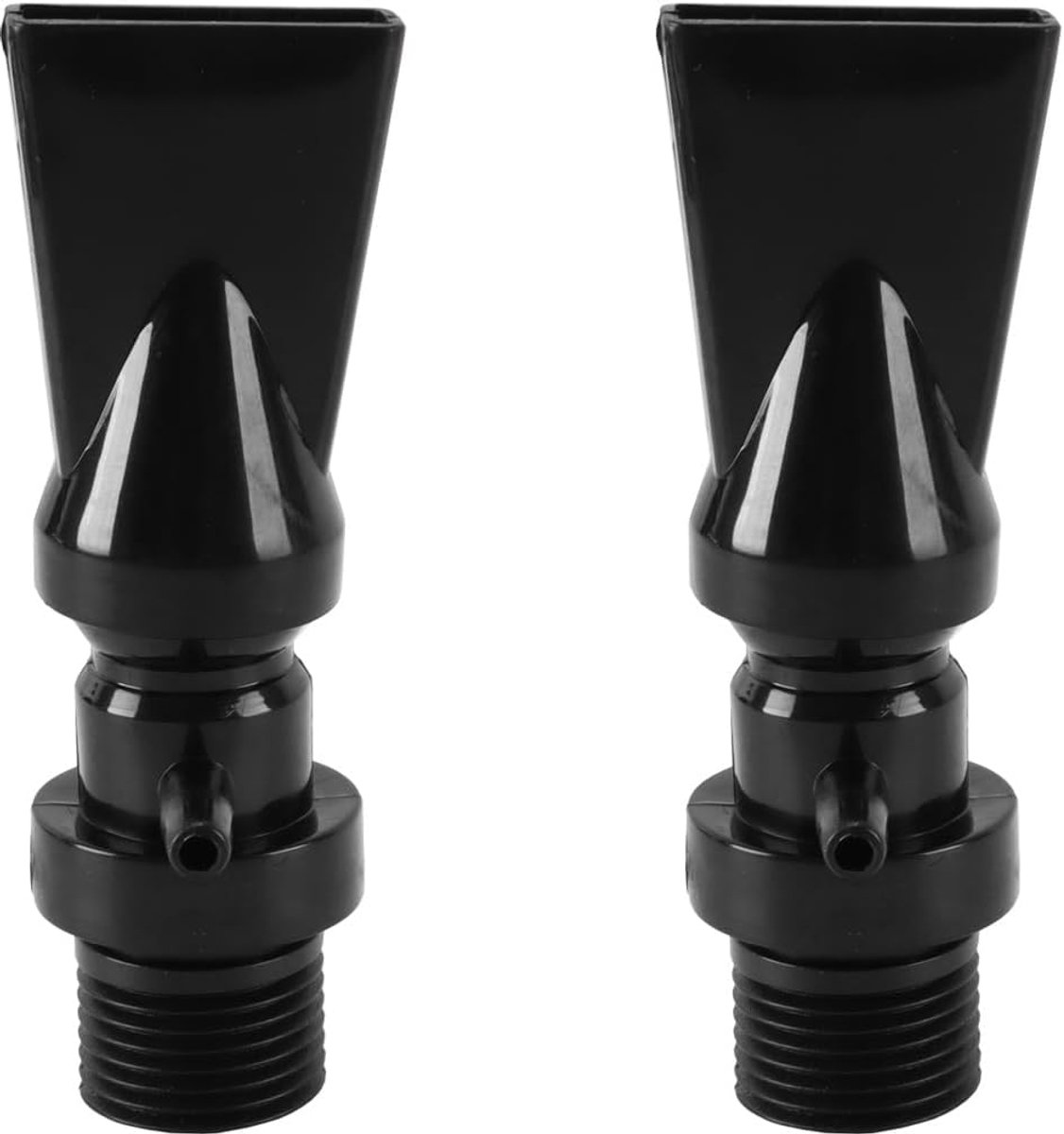 2 stuks aquariumuitloop, 360° draaibare aquariumwateruitlaat, voor watercirculatie (20 mm) - ShopVlot