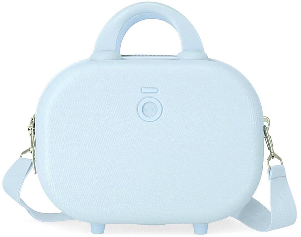 Make-uptas aanpasbaar 29x21x15 cm - robuust ABS - groen - ideale toilettas voor onderweg - ShopVlot