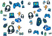 Gaming Stickers | 40 Stuks Waterbestendig Vinyl | Agenda, Laptop & Telefoon