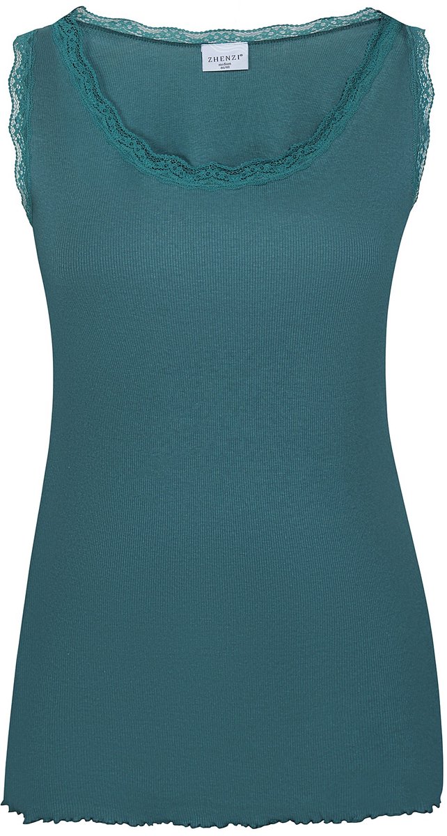ZHENZI singlet kant randje