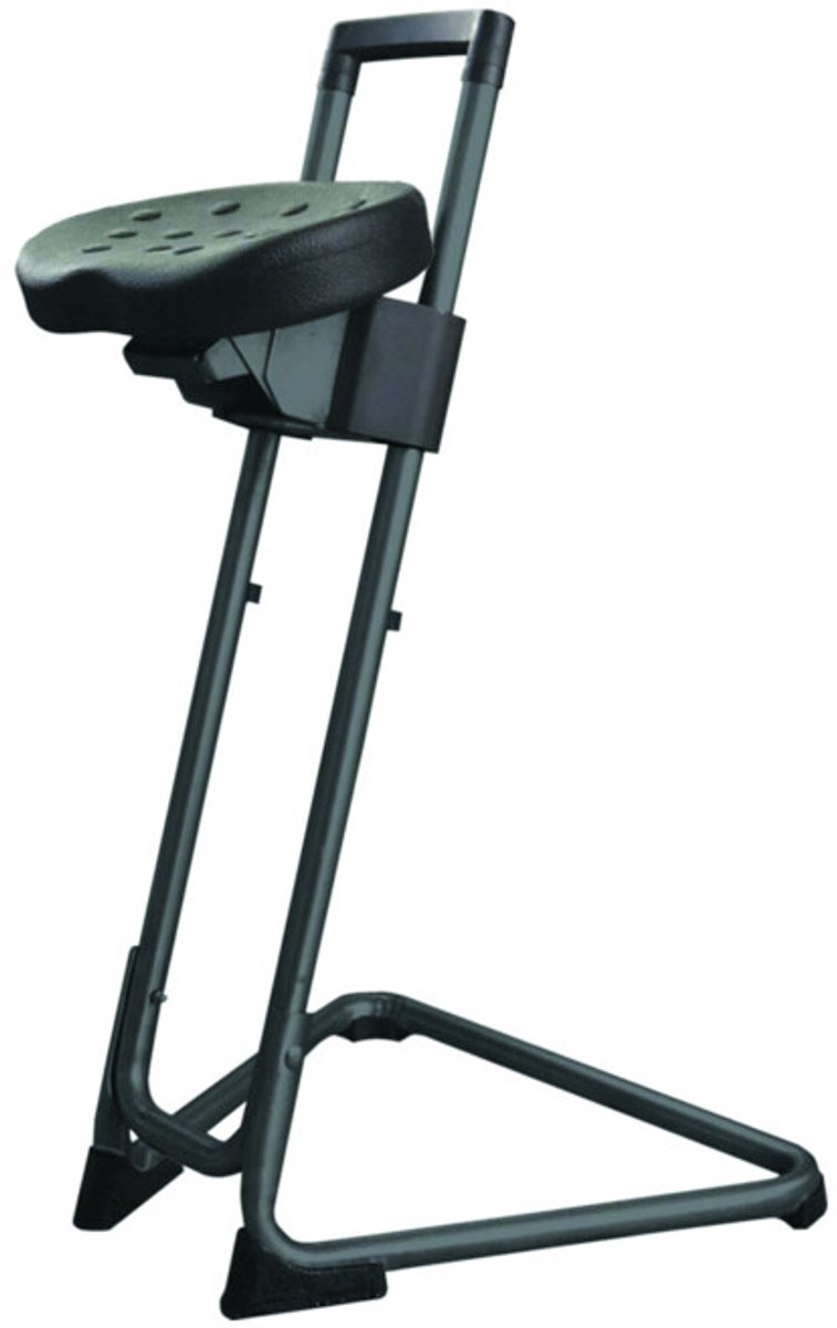 STIER - Stahulp/Werkstoel - 60x85cm - PU zitting