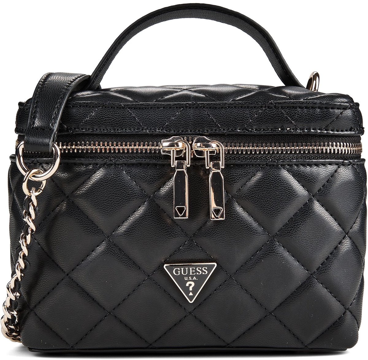 GUESS schoudertas Juliet Hobo Bag Black zwart