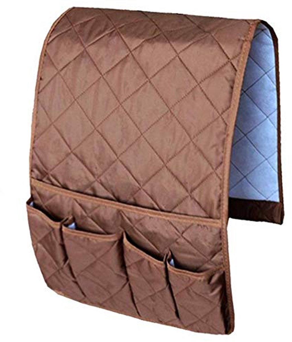 Armleuning organizer - Opbergtas voor bank en fauteuil - Voor afstandsbediening, telefoon en boeken