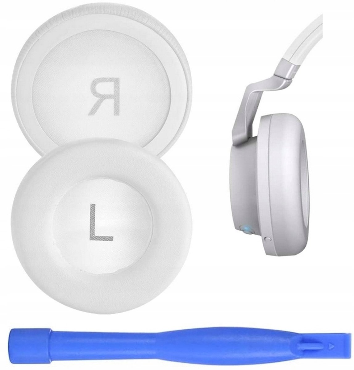 Oorkussens voor AKG K845BT K845 K545 K540 - Wit (2 stuks)