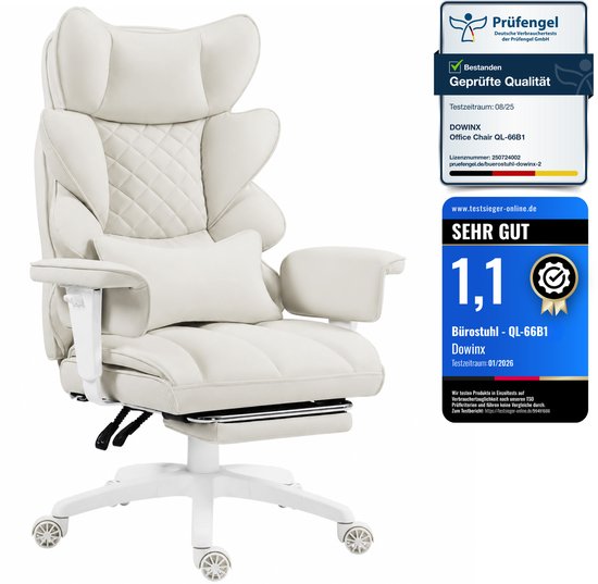 Dowinx Ergonomische Gamingstoel met Pocketvering Zitkussen