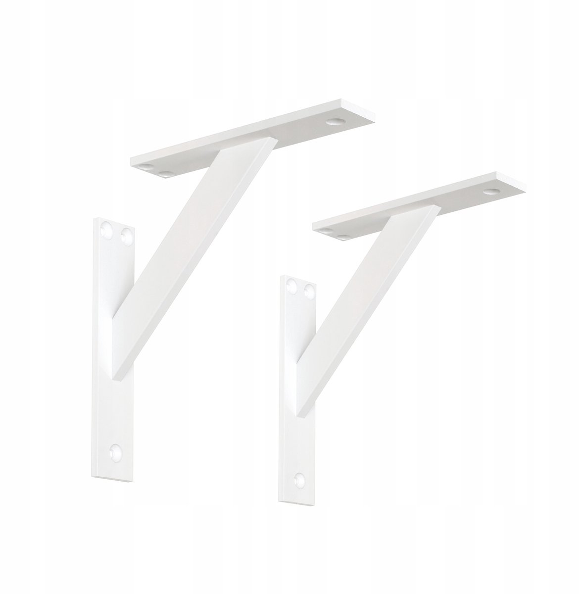 2x Aluminium Plankdrager Loft Wit 180mm - Stevig & Stijlvol