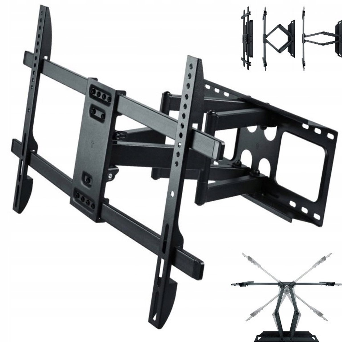 Universeel Draaibare Wandsteun voor TV's tot 85 inch - Merkloos