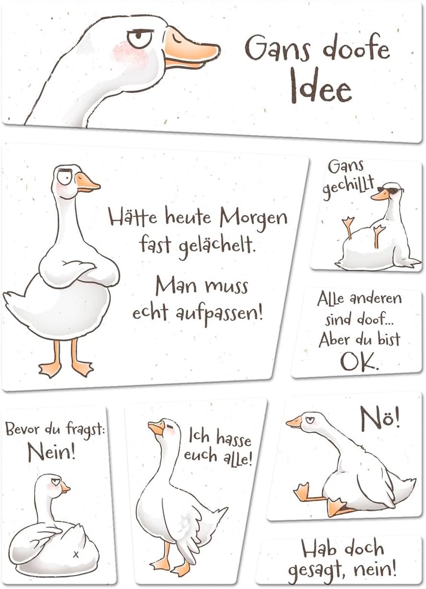 Magneten set met grappige teksten - acht verschillende magneten - voor de koelkast - ideaal voor notities - ShopVlot