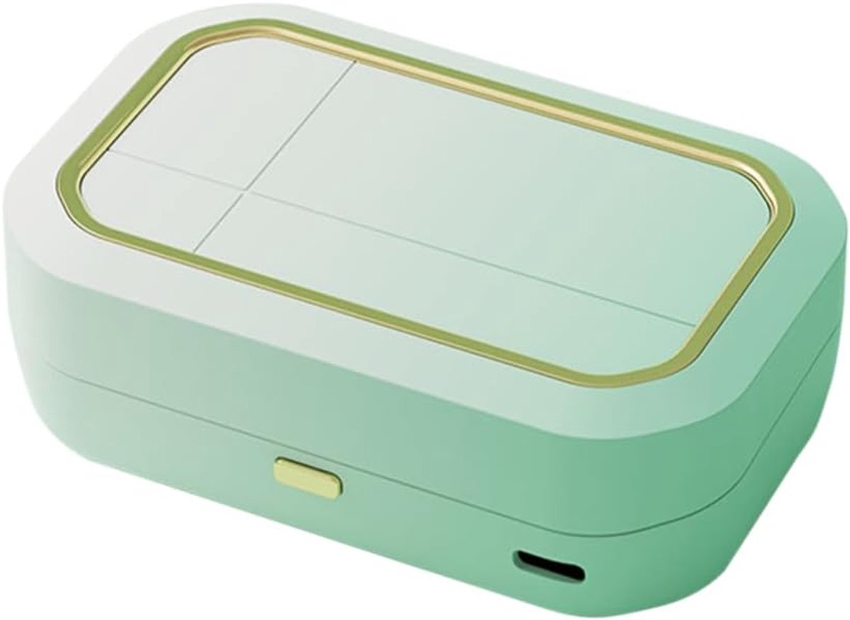 Contactlens reinigingsapparaat - Compact en draagbaar - 360° hoge frequentie vibratie - ShopVlot