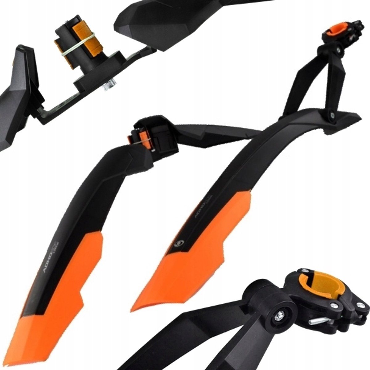 Merkloze MTB Fietsspatborden Set 27,5-29" Snelmontage