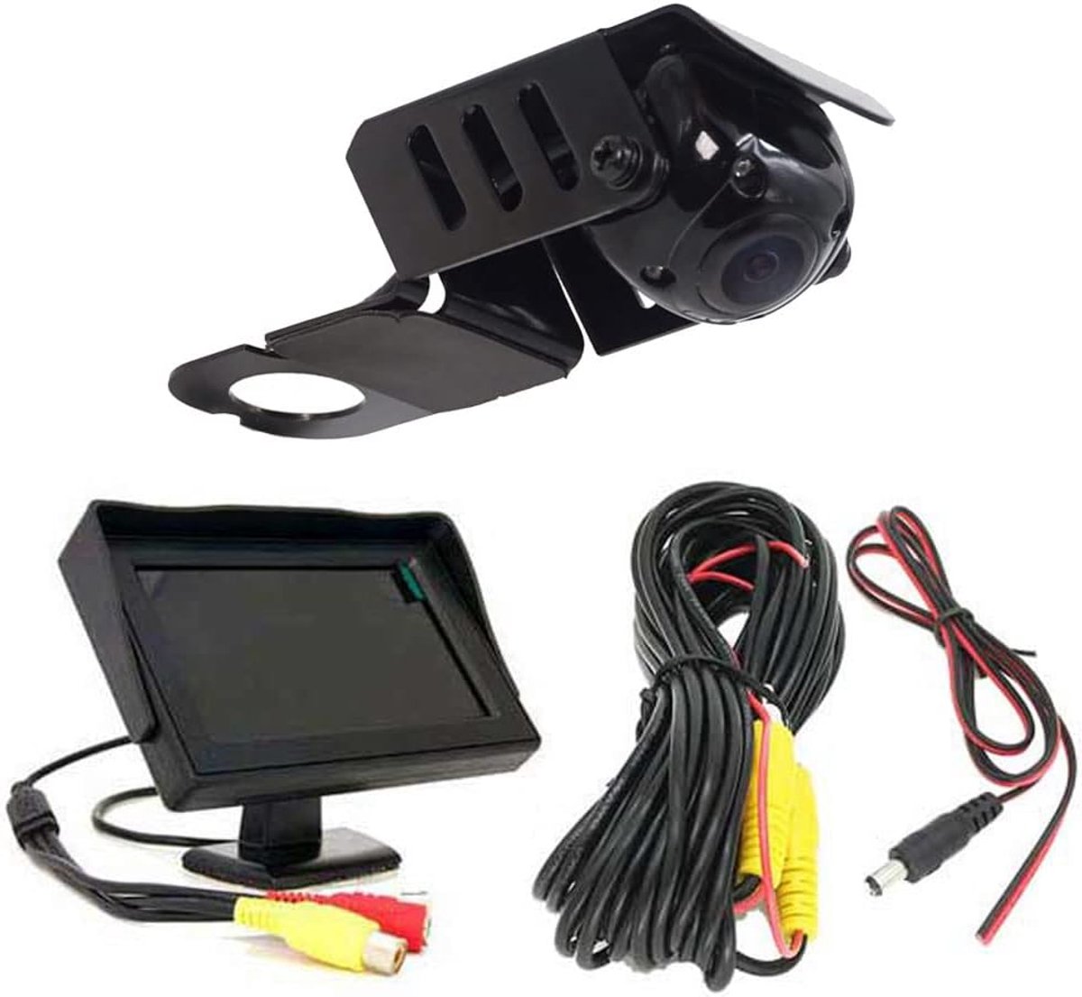 4.3 inch TFT LCD Color Display Car Monitor + Night Vision Brake Light Rear View Camera Replacement for Mercedes Benz - ShopVlot