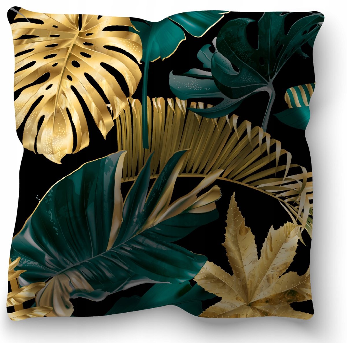 Decoratieve Kussenhoes Groene Bladeren 40x40 cm