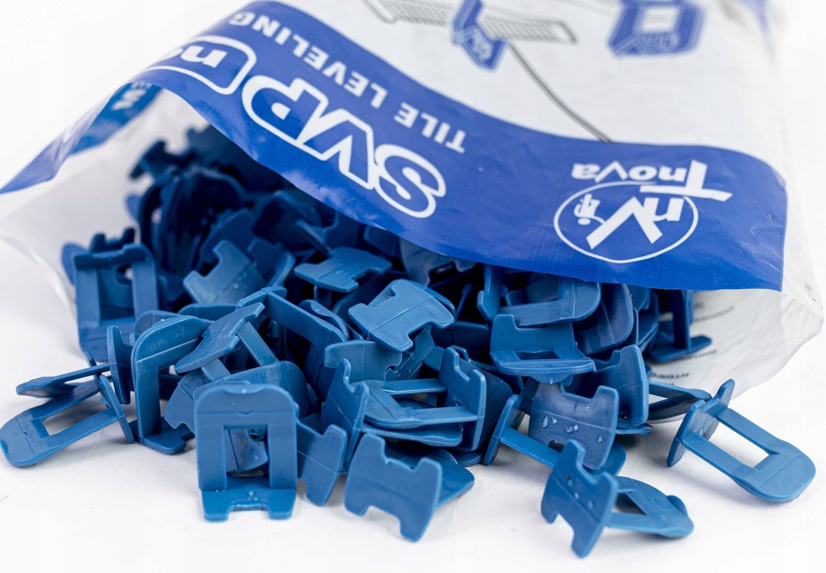 500x Tegelnivelleringsclips 1mm - Professioneel Systeem