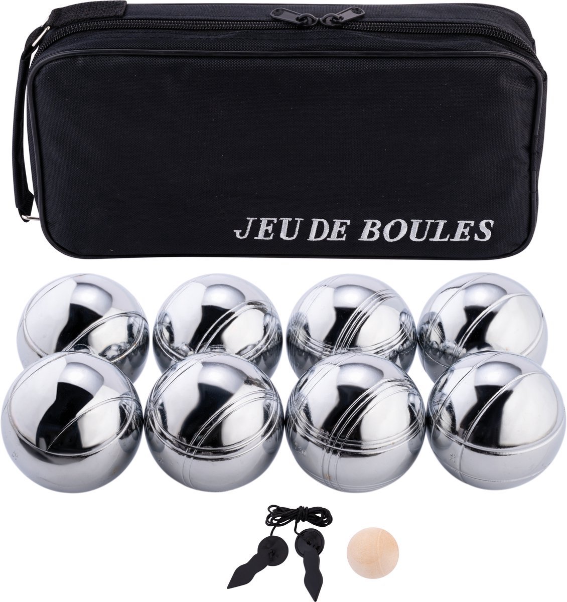 Sportec Jeu de Boulesset - 8 ballen in een tas