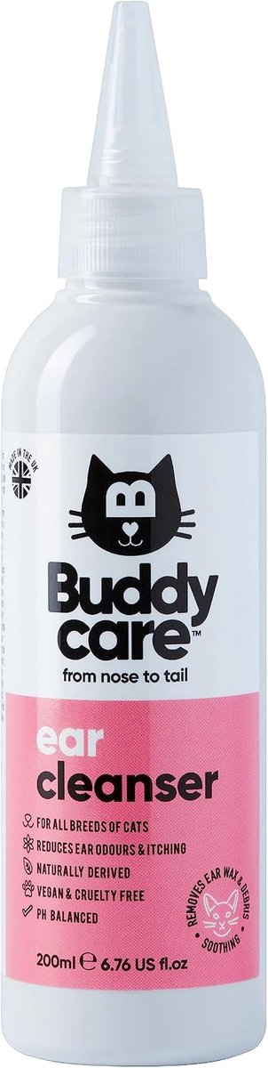 Buddycare - Cat Ear Cleaner - 200 ml - ShopVlot