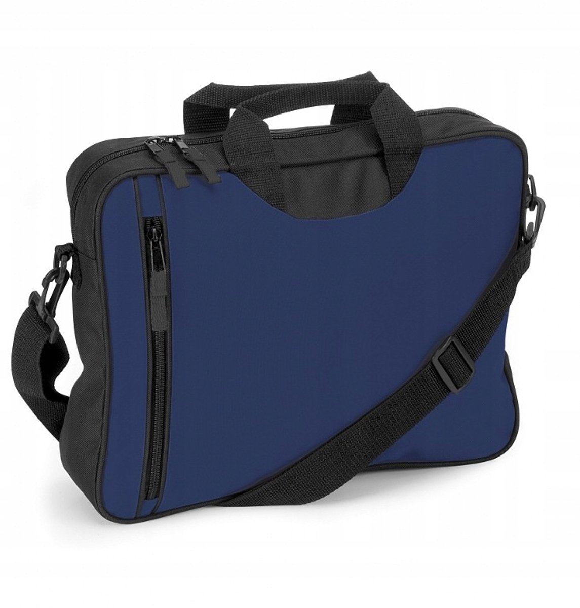 Laptop Tas Documenten Tas met Rits - Navy Blauw