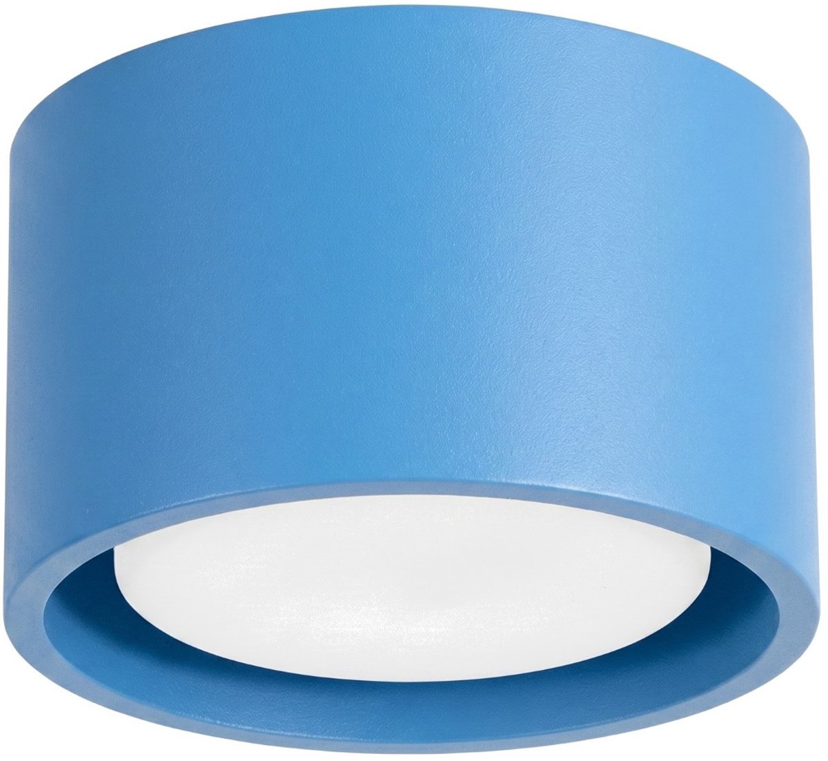 Sollux Lighting Plafondlamp MODO - Gx53 - lichtblauw - aluminium - 10x10x6cm
