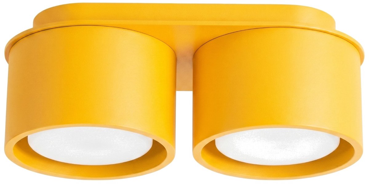 Sollux Lighting Plafondlamp MODO - Gx53 - geel - aluminium - 21x10x8cm