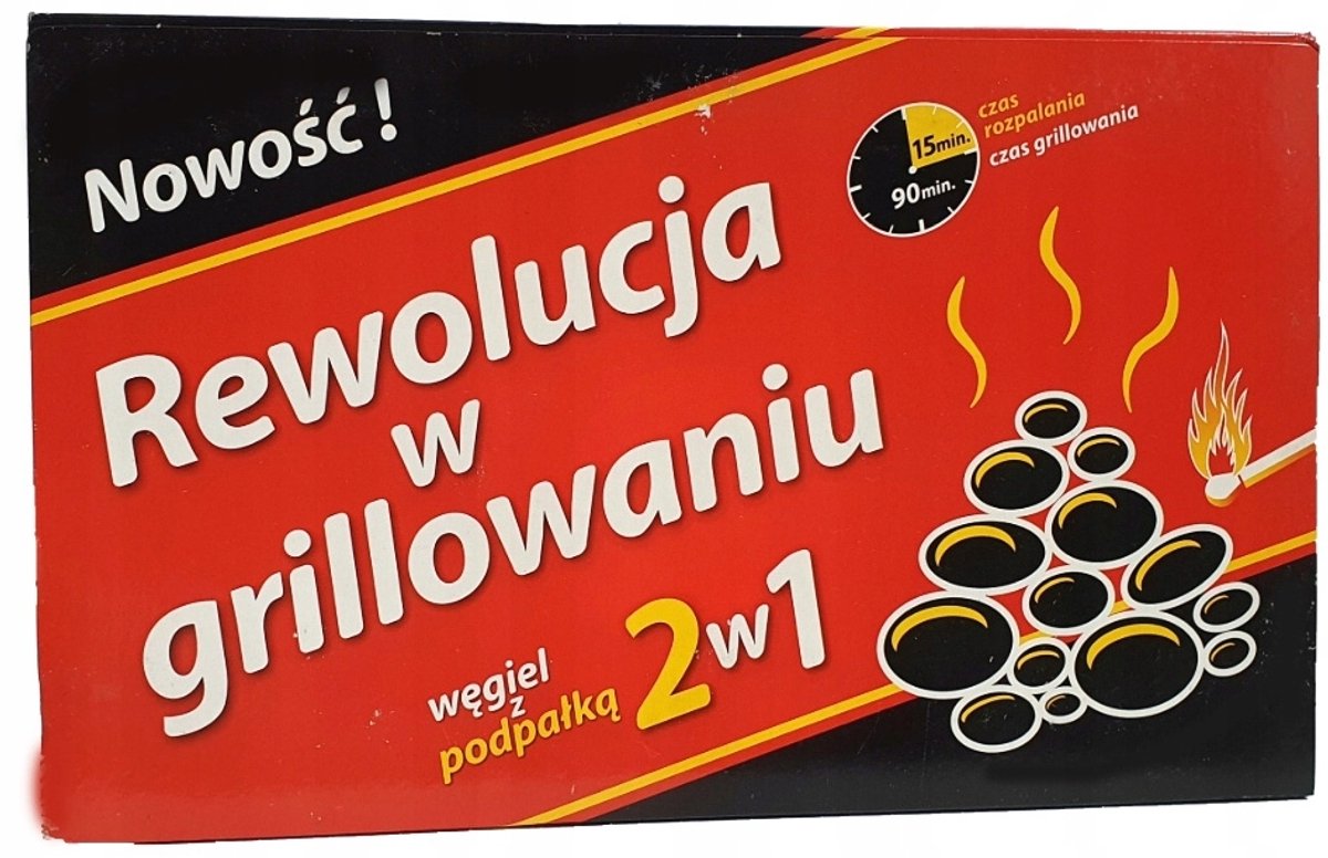 GRILLPACK 2-in-1 Wegwerpgrill: Kool & Aanmaak in Één