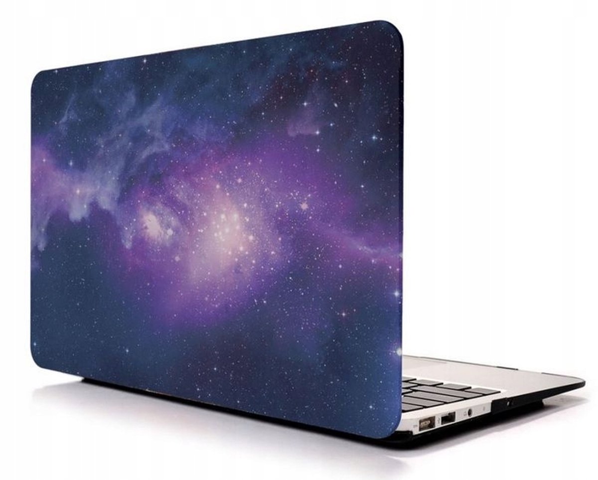 Hoesje MacBook Air 13" A1369/A1466 - Paars Sterren Design