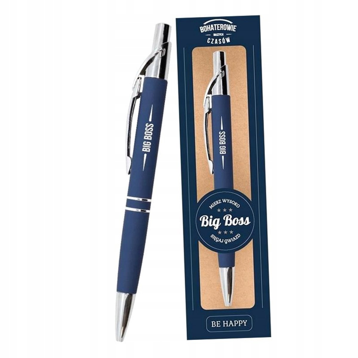 Big Boss Luxe Pen - Blauw, Automatisch, Ideaal Cadeau