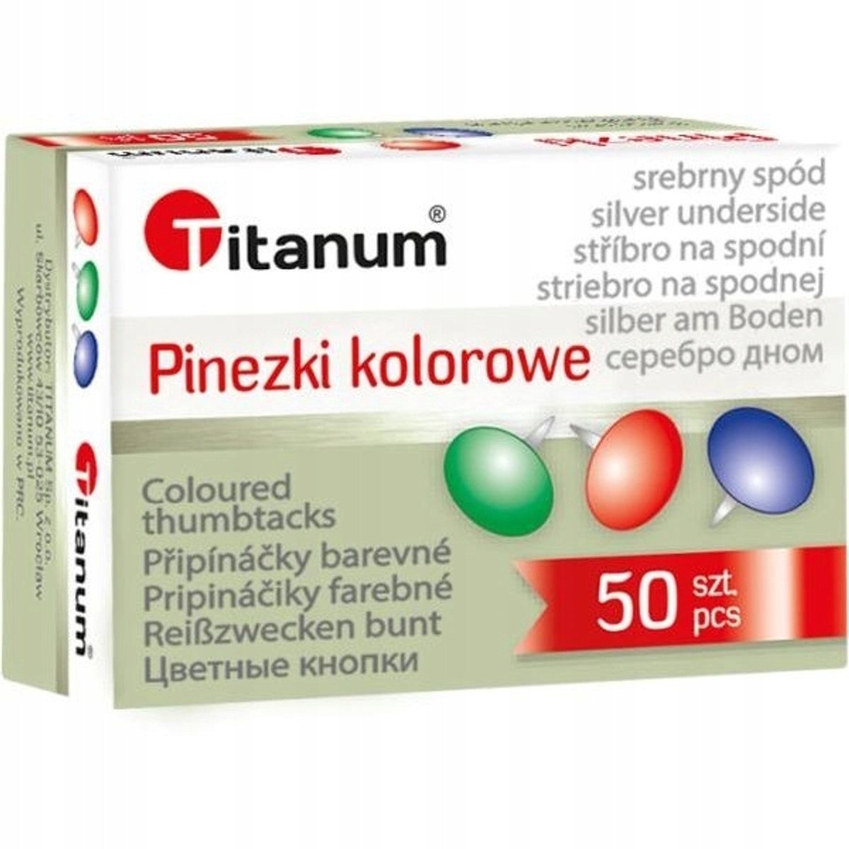 Titanum Kleurrijke Speldjes - 50 Stuks