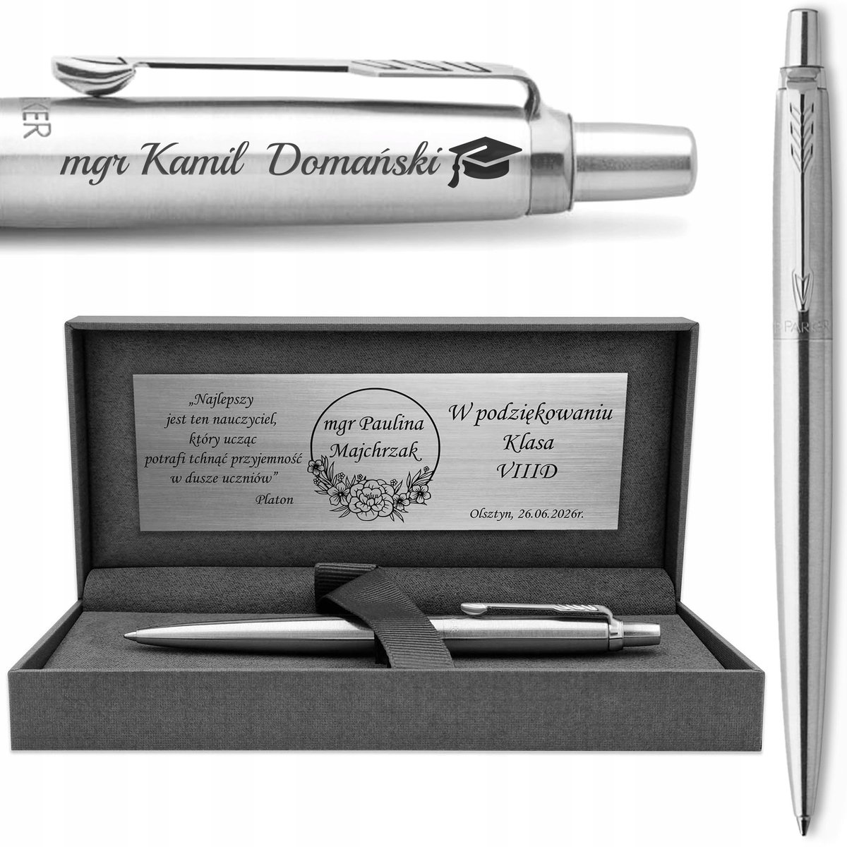 Parker Jotter CT Pen met Gravure - Luxe Afstudeercadeau