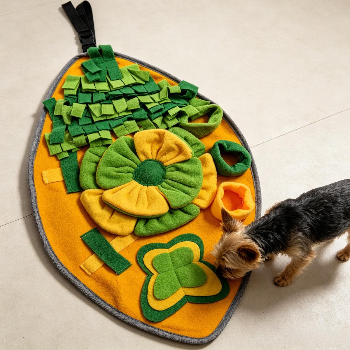 Snuffelmat voor huisdieren, speelmat voor huisdieren, slowfoodmat voor huisdieren, speelgoed voor huisdieren, training voor huisdieren, honden en katten, kleur，Afbeelding A 70*42CM