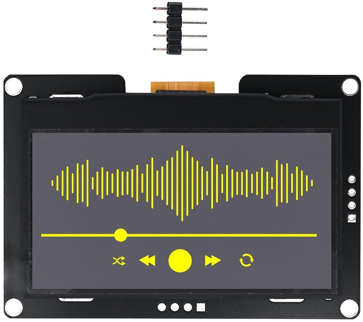 Podazz 2.42 inch SSD1309 128x64 OLED Display Module 4 Pole IIC (Yellow) - ShopVlot