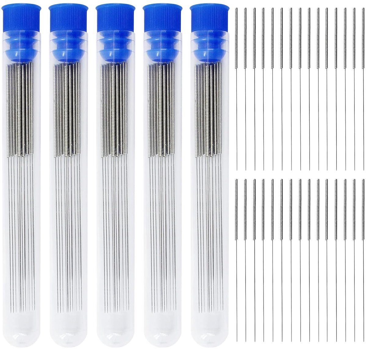 50 pieces cleaning kit, 0.4 mm stainless steel nozzles, cleaning needle, cleaning needle, cleaning needle, 3D printer - ShopVlot