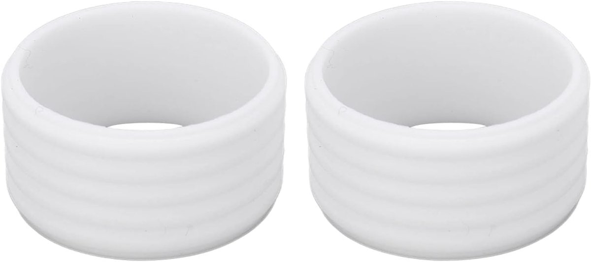 Siliconen Racket Ring, 2 stks/set Zweet Absorptie Tennisracket Handvat Siliconen Ring Tennis Overgrip Bevestigingsring - ShopVlot