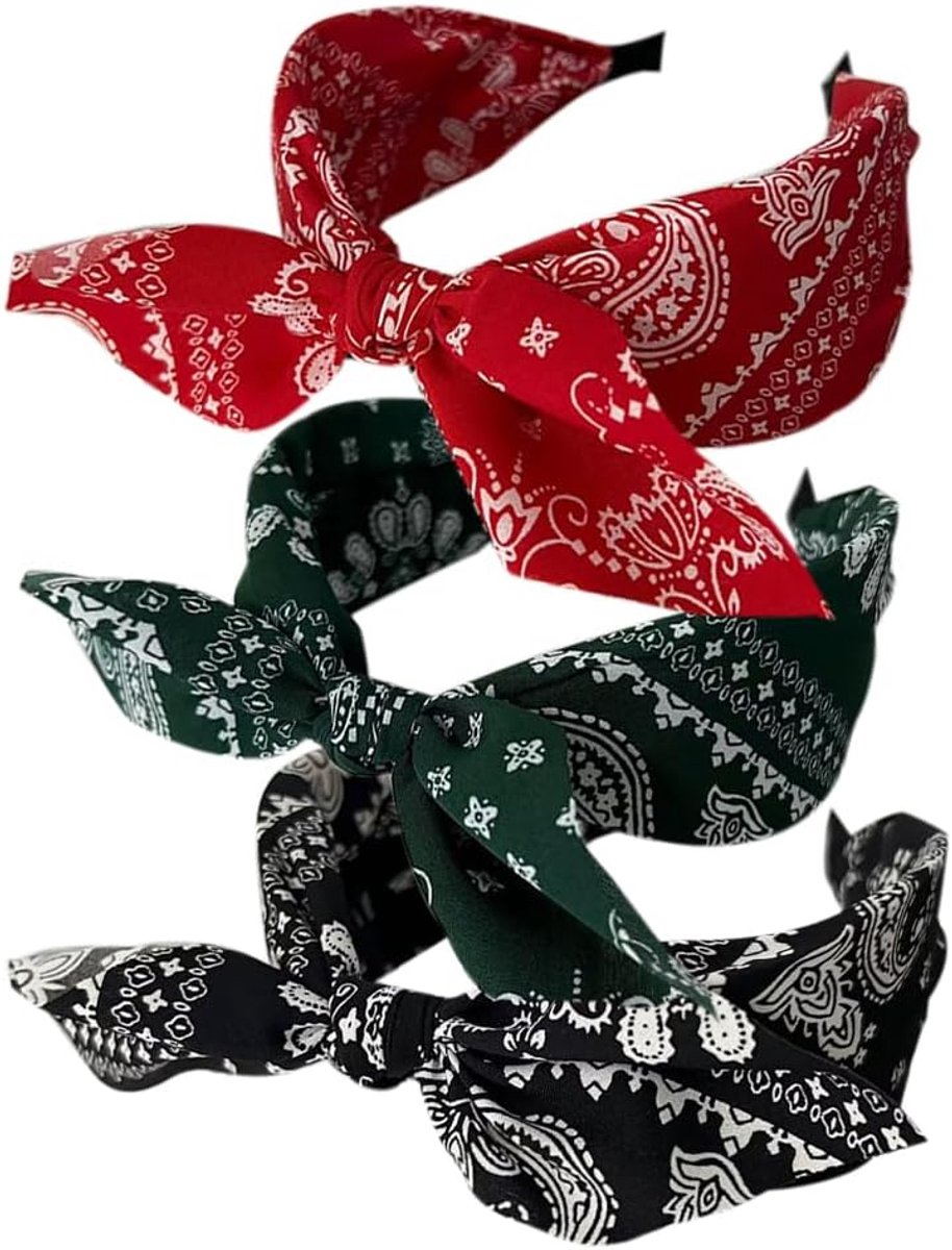 Wide Headbands for Women Fabric Hairband, Elastic Headbands Knot Hair Bands Hair Accessories for Daily Wearing - ShopVlot