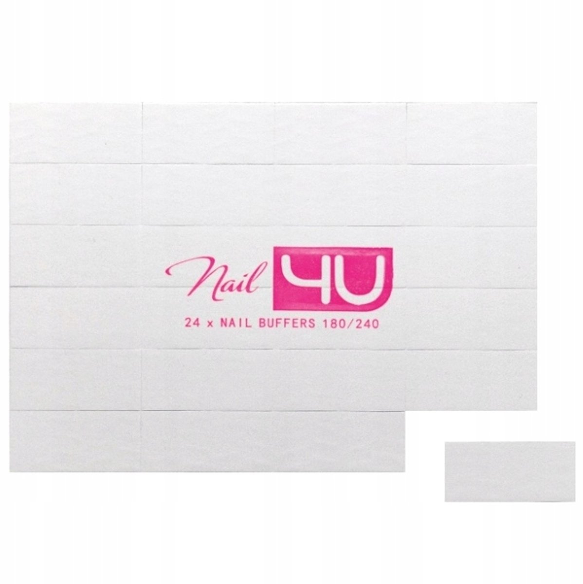 NAIL4U Polijstblokken Nagels Manicure Smart Block 180/240 - 24 stuks