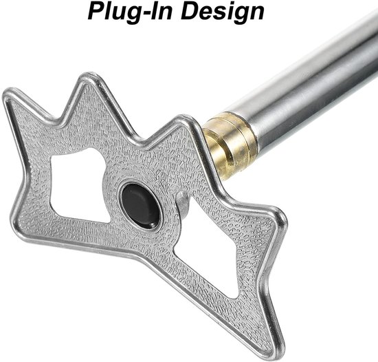 Billardbruggenkop voor poolbiljart - Plug-in ontwerp - Aluminiumlegering — afbeelding 3