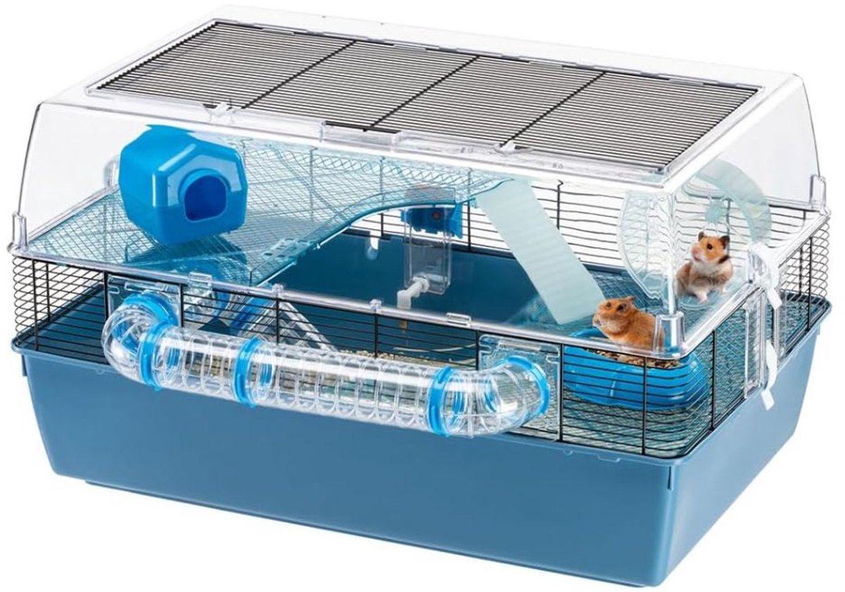 SP® Hamsterkooi - Hamster Kooien - Knaagdierenkooi - Wit - 72cm x 46cm x 41cm