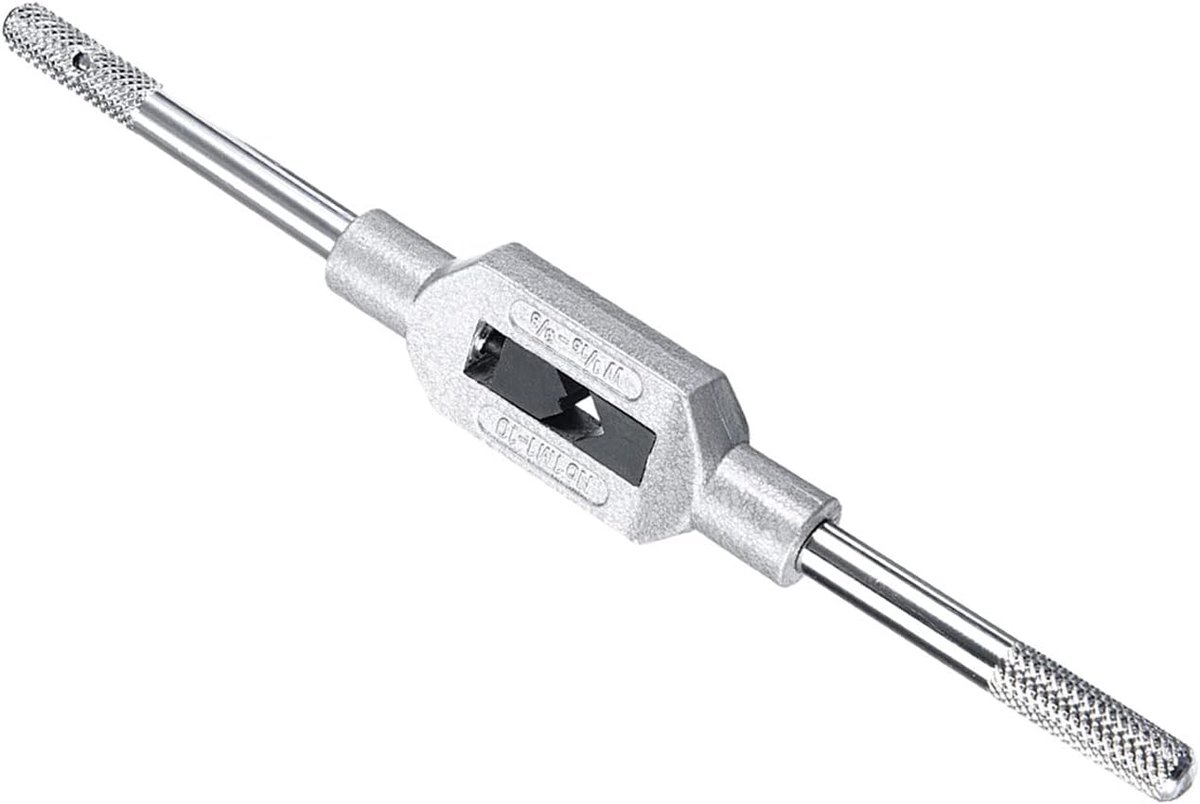 greep pasvorm M1-M10 W1/16 tot 3/8 kranen grootte aluminium legering staal instelbaar enkele uiteinde ruimer hand gereedschap - (voor schroefbooroperaties)