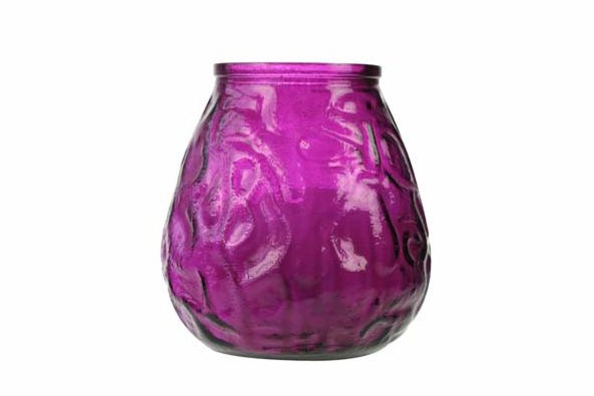 Cosy&Trendy Bistro Kaars - Glas - Fuchsia