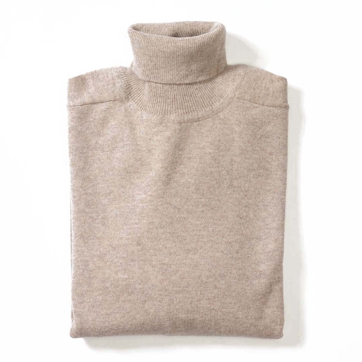 Osborne Knitwear Trui met rolkraag - Lamswol - Cobble - 5XL