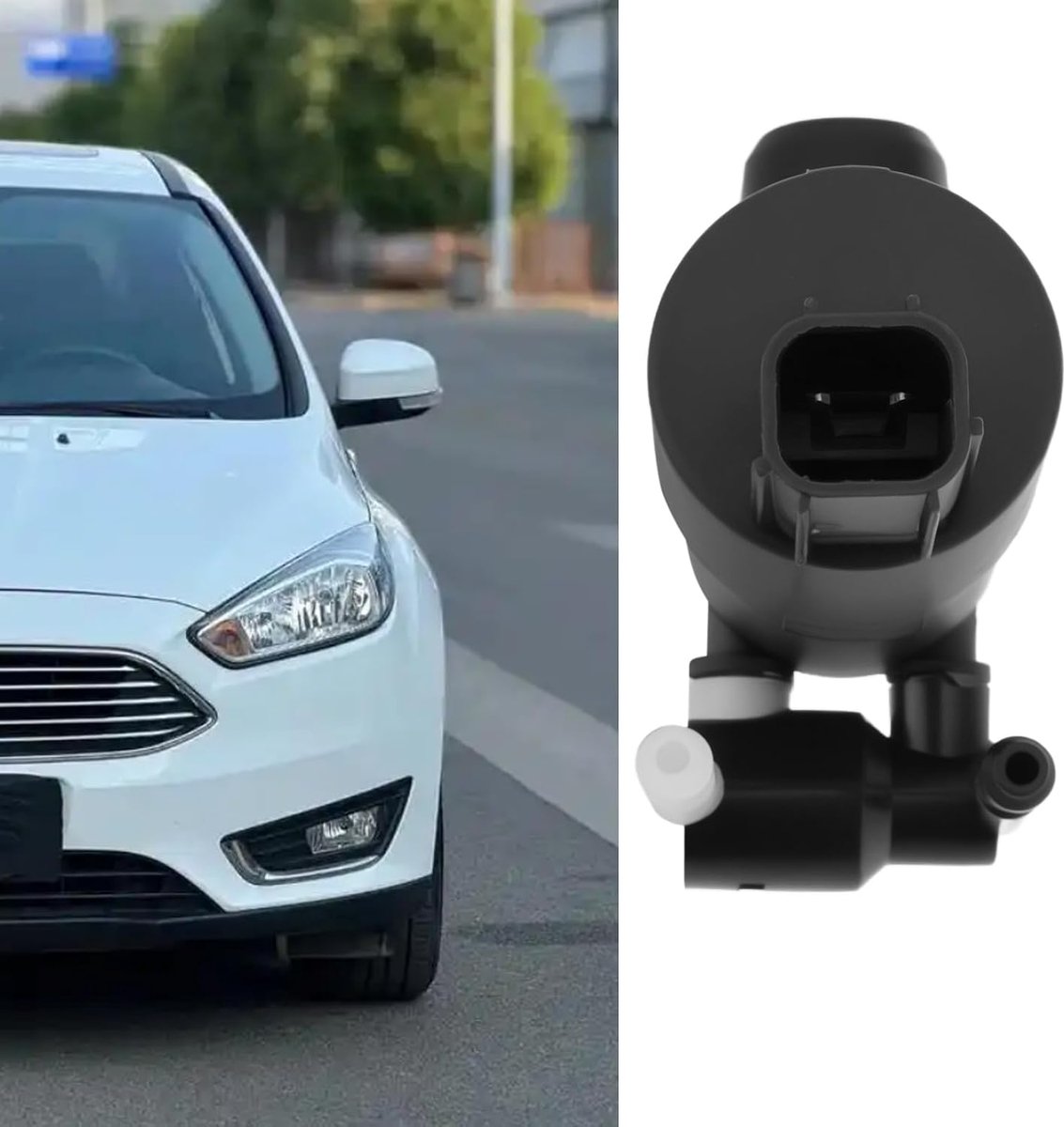 1 ST Auto Ruitensproeierpomp Vervanging Deel 1708255 1791581 BV6117K624BB 2205506 Compatibel met Ford Focus MK3 2011-2018