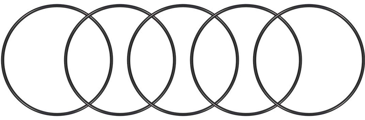 sourcing map 5 stuks nitrilrubber O-ring metrische afdichting rubber 117,3 mm buitendiameter. 112 mm binnendiameter. 2,65 mm breedte
