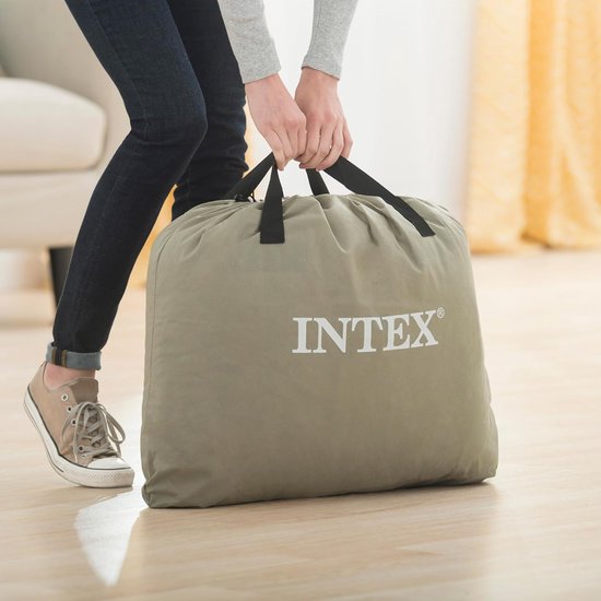 Intex Pillow Rest Raised Luchtbed met Ingebouwde pomp - 1-Persoons - 99cm x 191cm x 42cm - Comfortabel slapen van Merkloos — afbeelding 3