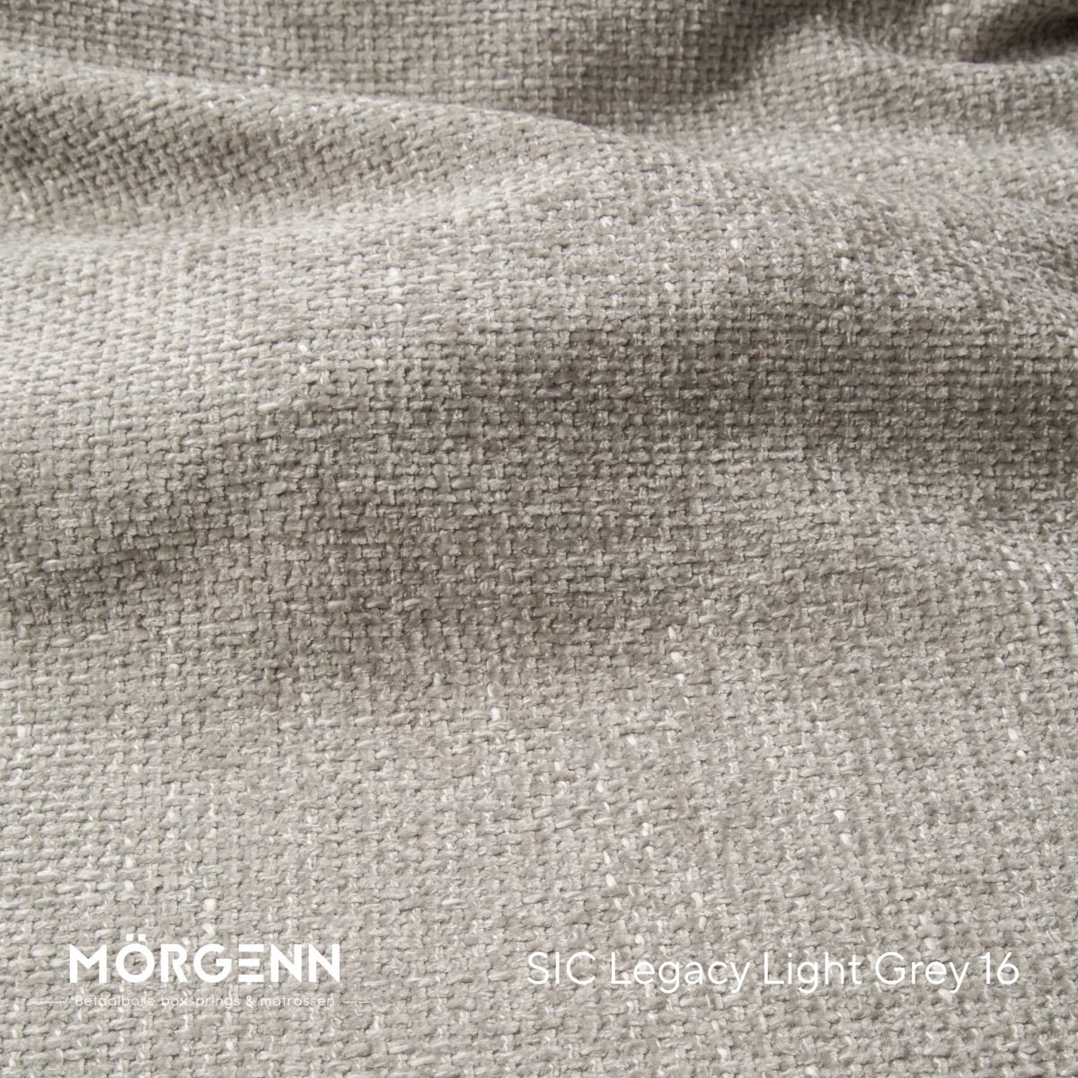 Mörgenn SIC Legacy Stofstaal - Meubelstof voor Boxspring en Bed - Light Grey 16